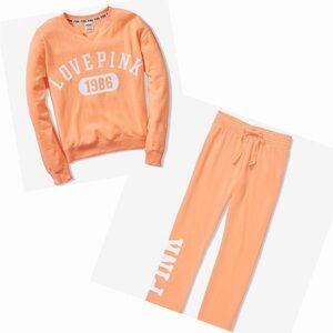 Slouchy Crew & Sweatpants — Victoria’s Secret PINK